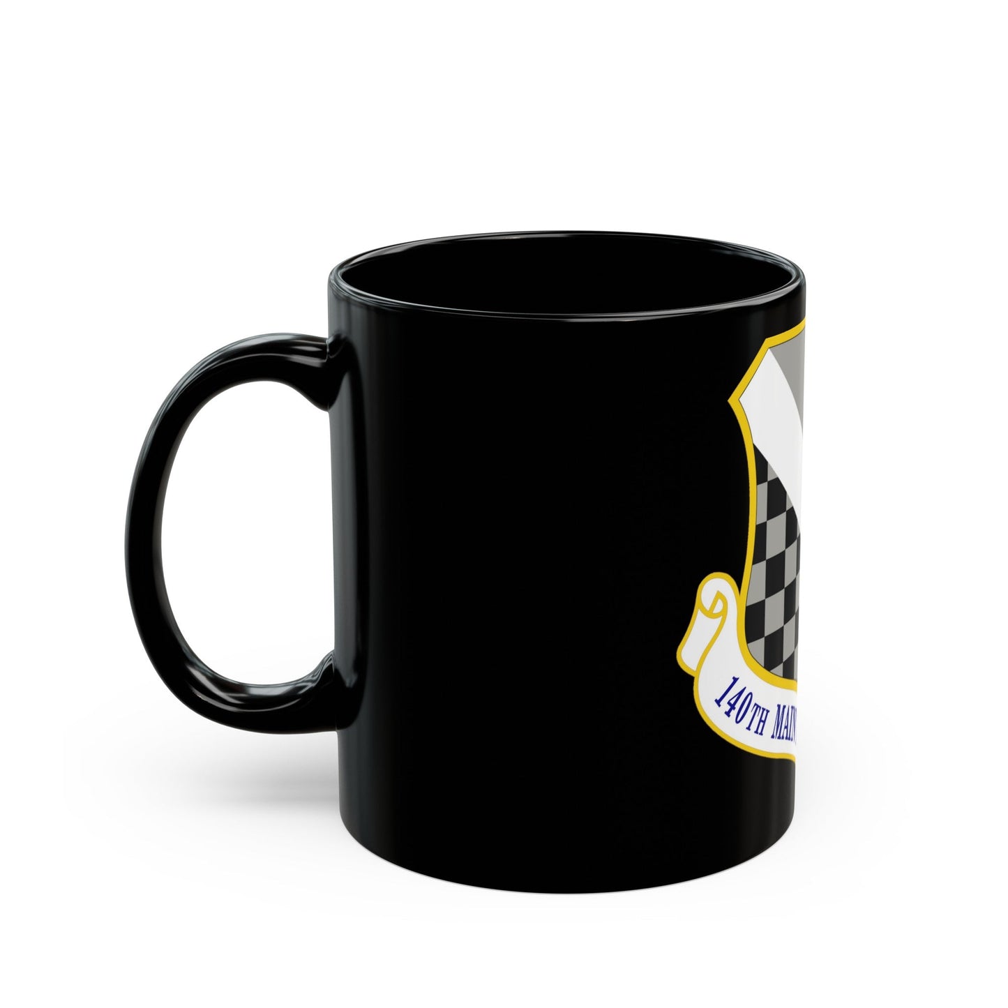 140th Maintenance Group (U.S. Air Force) Black Coffee Mug-The Sticker Space