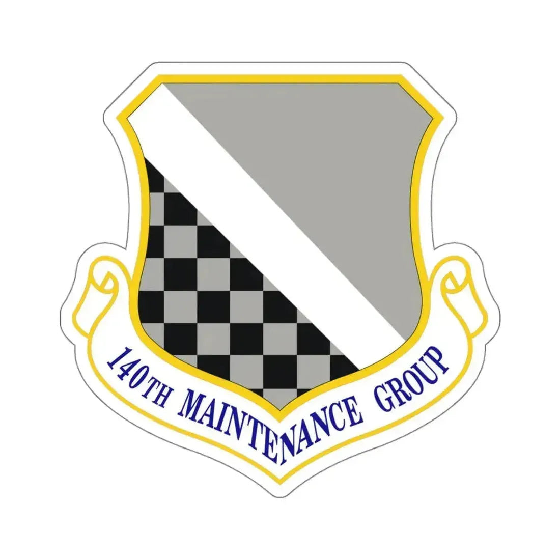 140th Maintenance Group (U.S. Air Force) STICKER Vinyl Kiss-Cut Decal 4 Inch White - The Sticker Space