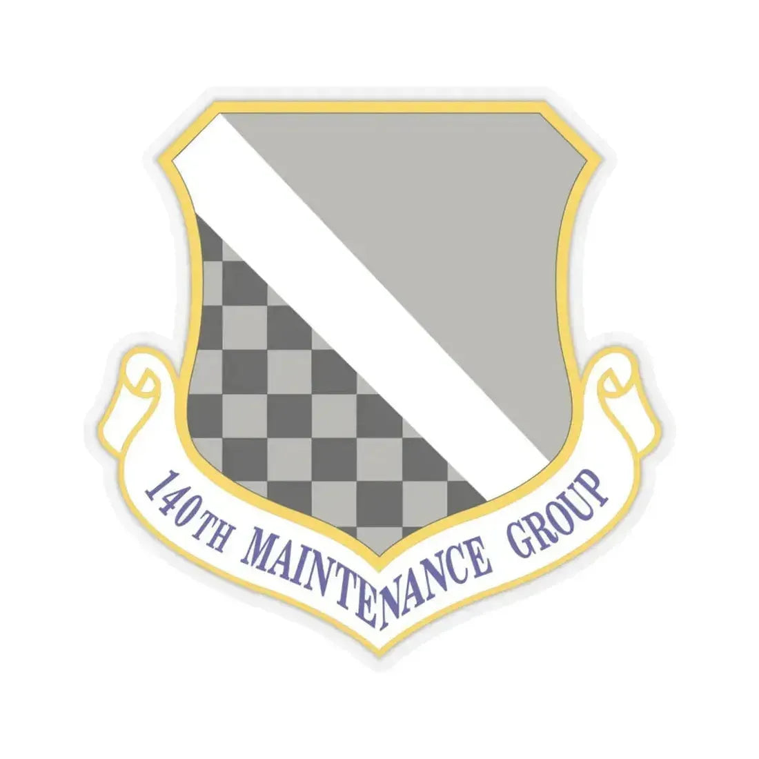 140th Maintenance Group (U.S. Air Force) STICKER Vinyl Kiss-Cut Decal 6 Inch Transparent - The Sticker Space