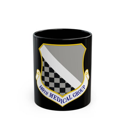 140th Medical Group (U.S. Air Force) Black Coffee Mug-11oz-The Sticker Space