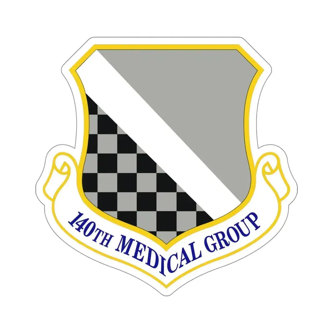 140th Medical Group (U.S. Air Force) STICKER Vinyl Die-Cut Decal 5 Inch - The Sticker Space