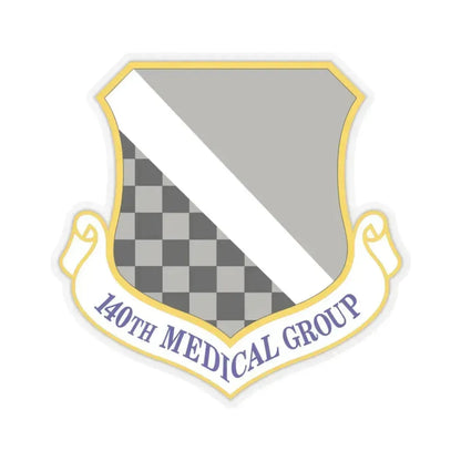 140th Medical Group (U.S. Air Force) STICKER Vinyl Kiss-Cut Decal 3 Inch Transparent - The Sticker Space