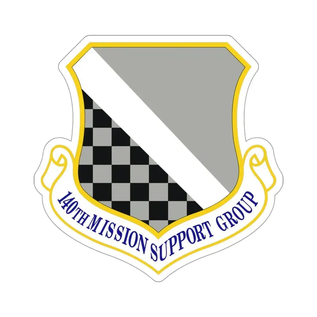 140th Mission Support Group (U.S. Air Force) STICKER Vinyl Die-Cut Decal 4 Inch - The Sticker Space