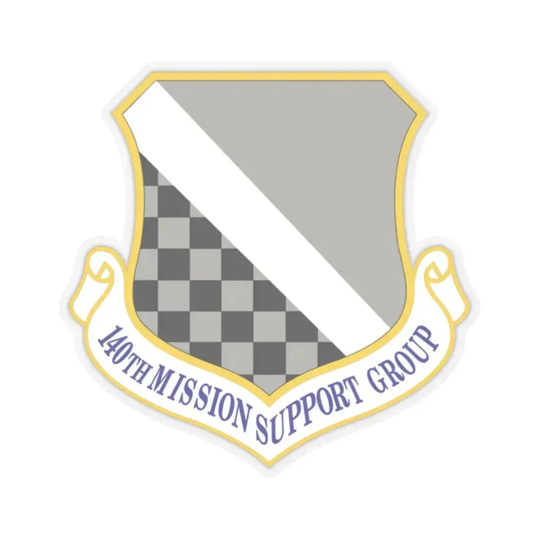 140th Mission Support Group (U.S. Air Force) STICKER Vinyl Kiss-Cut Decal 2 Inch Transparent - The Sticker Space