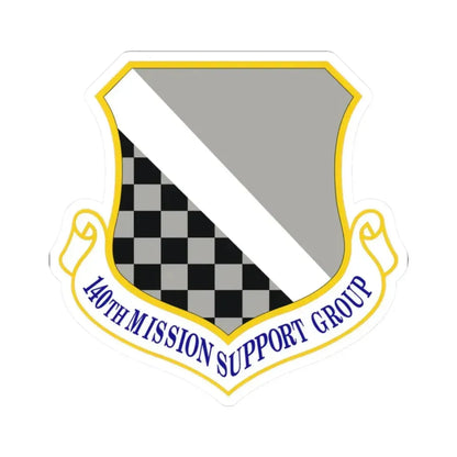140th Mission Support Group (U.S. Air Force) STICKER Vinyl Kiss-Cut Decal 2 Inch White - The Sticker Space
