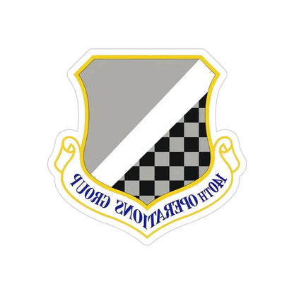 140th Operations Group (U.S. Air Force) REVERSE PRINT Transparent Die-Cut STICKER - The Sticker Space