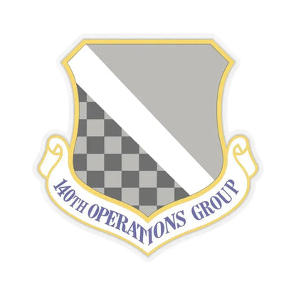 140th Operations Group (U.S. Air Force) STICKER Vinyl Kiss-Cut Decal 6 Inch Transparent - The Sticker Space