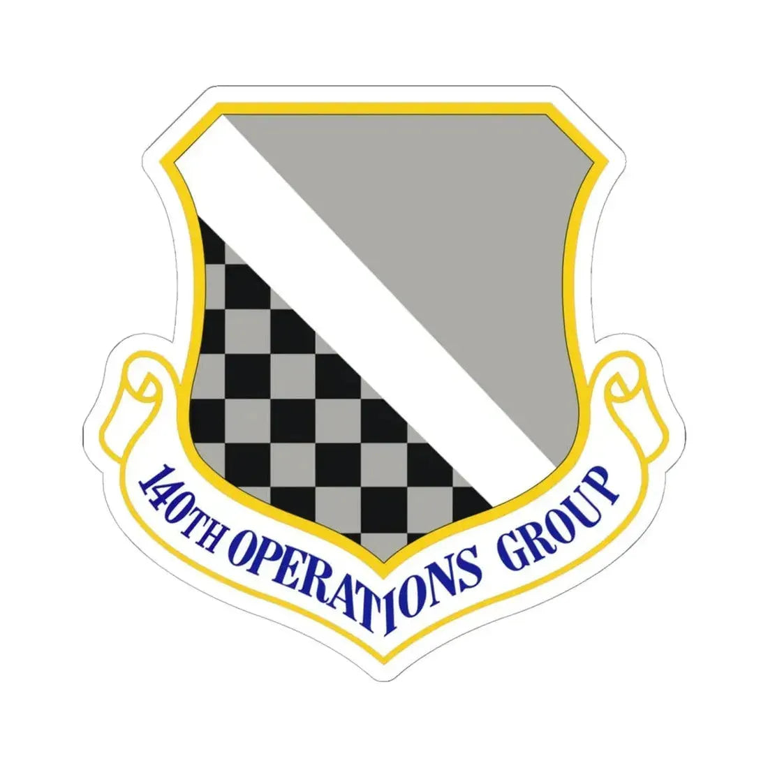 140th Operations Group (U.S. Air Force) STICKER Vinyl Kiss-Cut Decal 6 Inch White - The Sticker Space