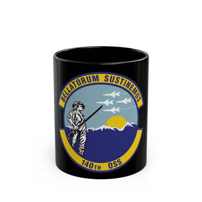 140th Operations Support Squadron (U.S. Air Force) Black Coffee Mug-11oz-The Sticker Space