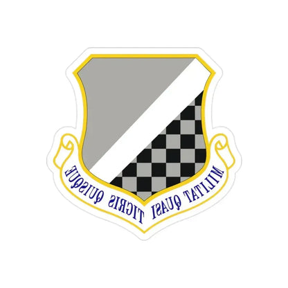 140th Wing (U.S. Air Force) REVERSE PRINT Transparent Die-Cut STICKER 2 Inch Die-Cut Transparent - The Sticker Space