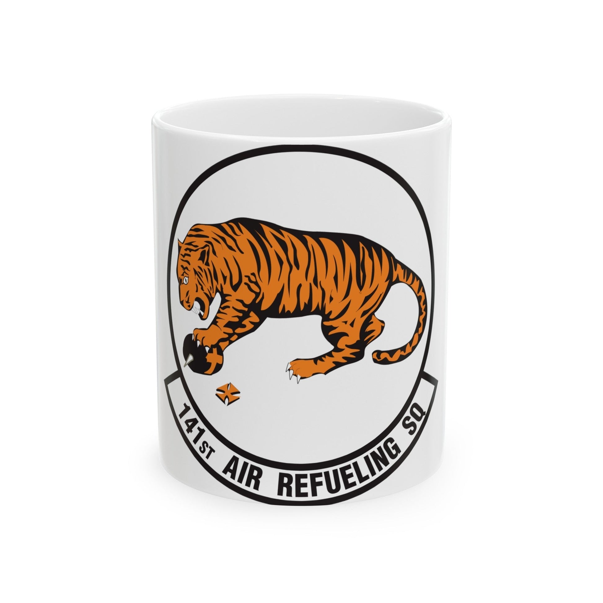 141 Air Refueling Squadron (U.S. Air Force) White Coffee Mug-11oz-The Sticker Space