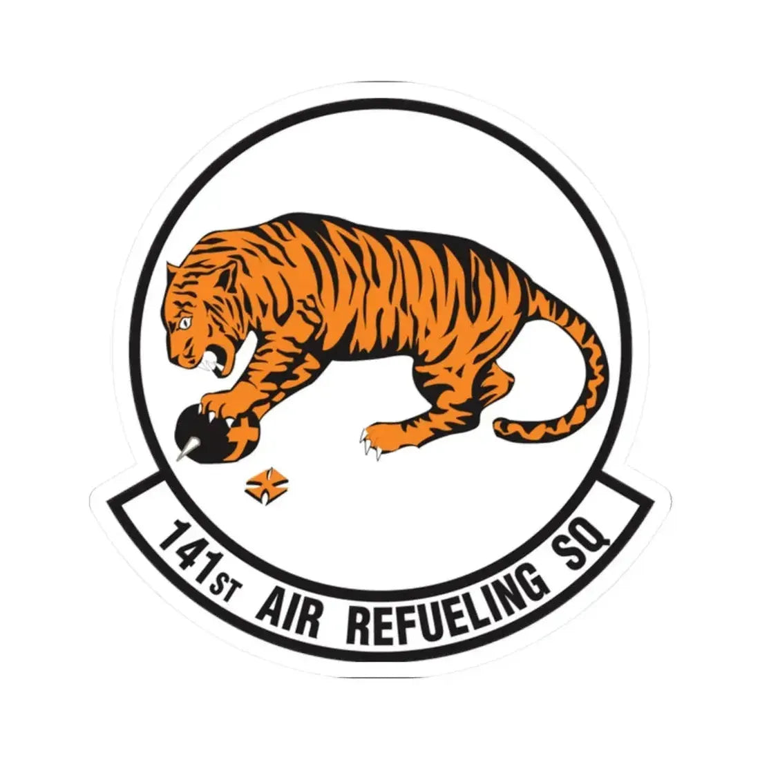 141 Air Refueling Squadron (U.S. Air Force) STICKER Vinyl Kiss-Cut Decal 2 Inch White - The Sticker Space