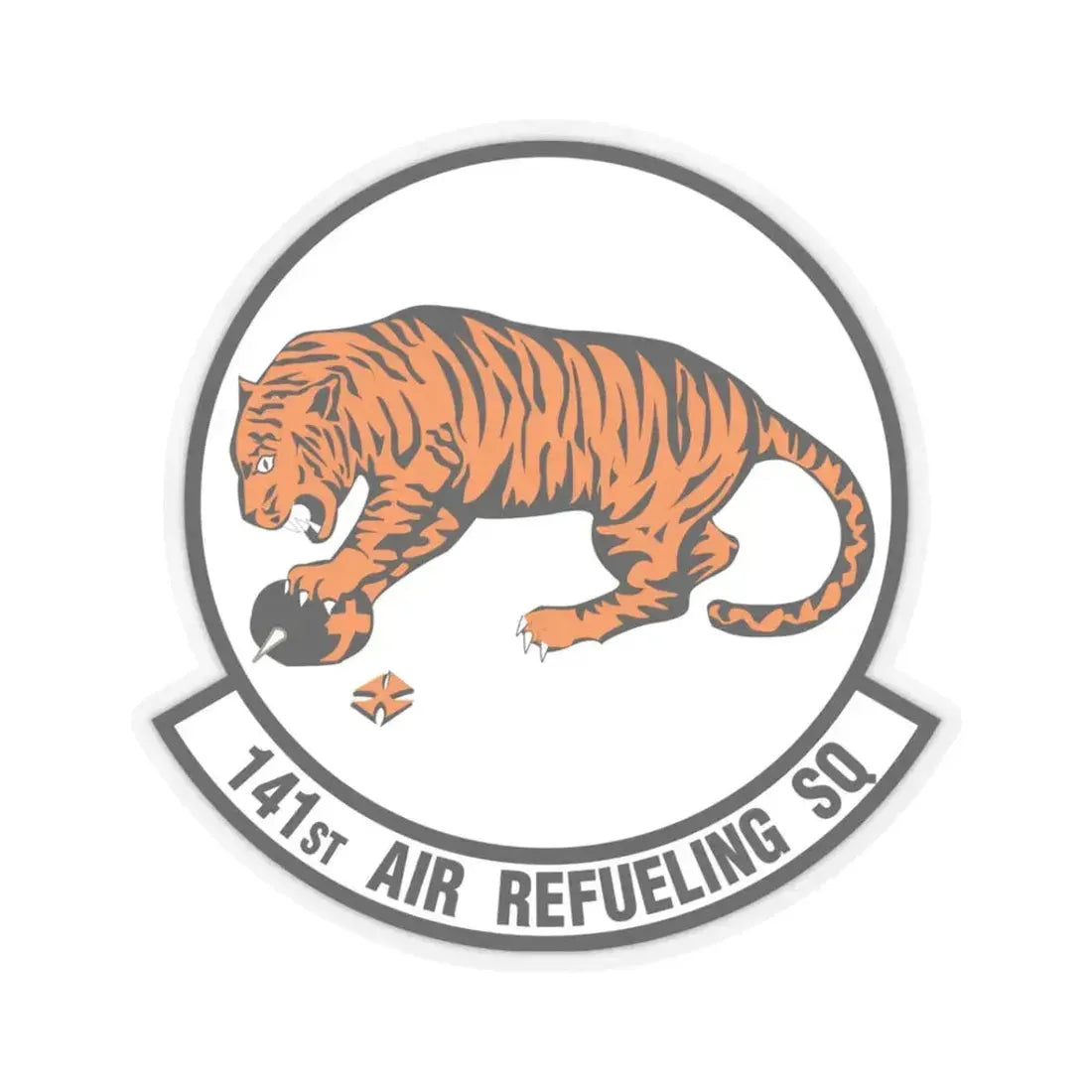 141 Air Refueling Squadron (U.S. Air Force) STICKER Vinyl Kiss-Cut Decal 3 Inch Transparent - The Sticker Space