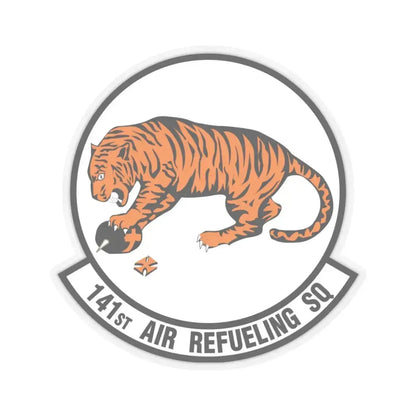 141 Air Refueling Squadron (U.S. Air Force) STICKER Vinyl Kiss-Cut Decal 3 Inch Transparent - The Sticker Space