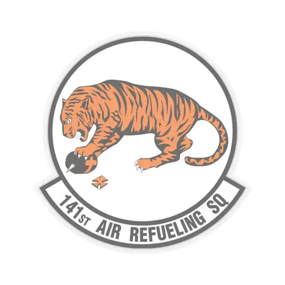 141 Air Refueling Squadron (U.S. Air Force) STICKER Vinyl Kiss-Cut Decal 4 Inch Transparent - The Sticker Space