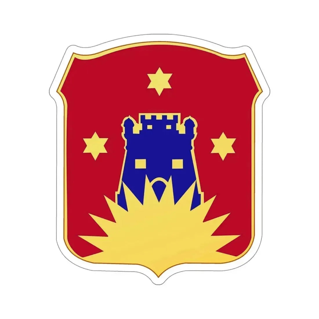 141 Engineer Battalion (U.S. Army) STICKER Vinyl Die-Cut Decal 5 Inch - The Sticker Space