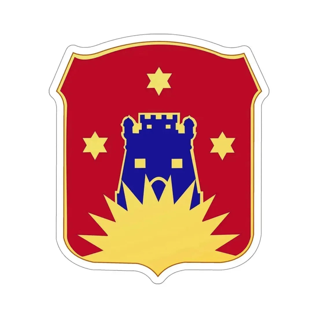 141 Engineer Battalion (U.S. Army) STICKER Vinyl Die-Cut Decal 5 Inch - The Sticker Space