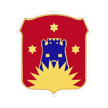 141 Engineer Battalion (U.S. Army) STICKER Vinyl Kiss-Cut Decal 3 Inch White - The Sticker Space