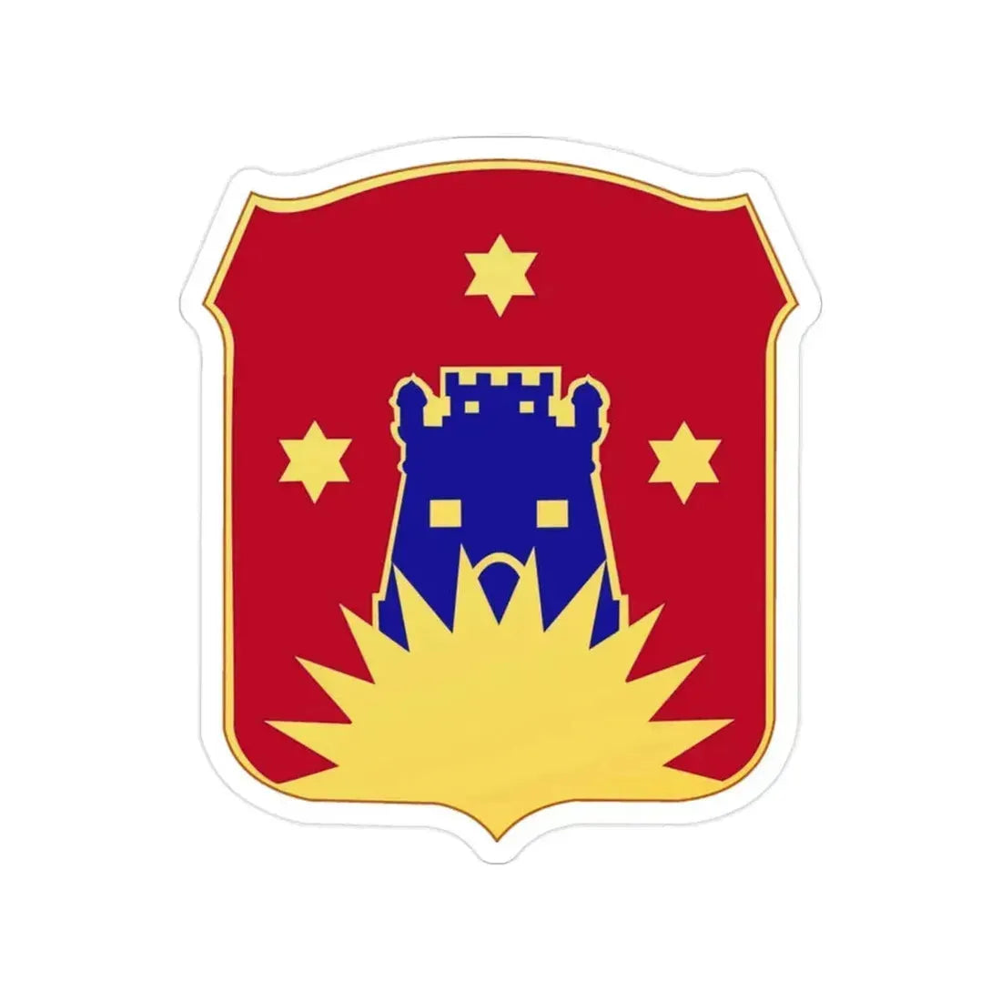 141 Engineer Battalion (U.S. Army) Transparent STICKER Die-Cut Vinyl Decal 2 Inch - The Sticker Space