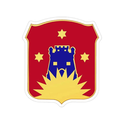 141 Engineer Battalion (U.S. Army) Transparent STICKER Die-Cut Vinyl Decal 3 Inch - The Sticker Space