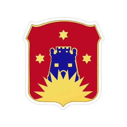 141 Engineer Battalion (U.S. Army) Transparent STICKER Die-Cut Vinyl Decal 4 Inch - The Sticker Space