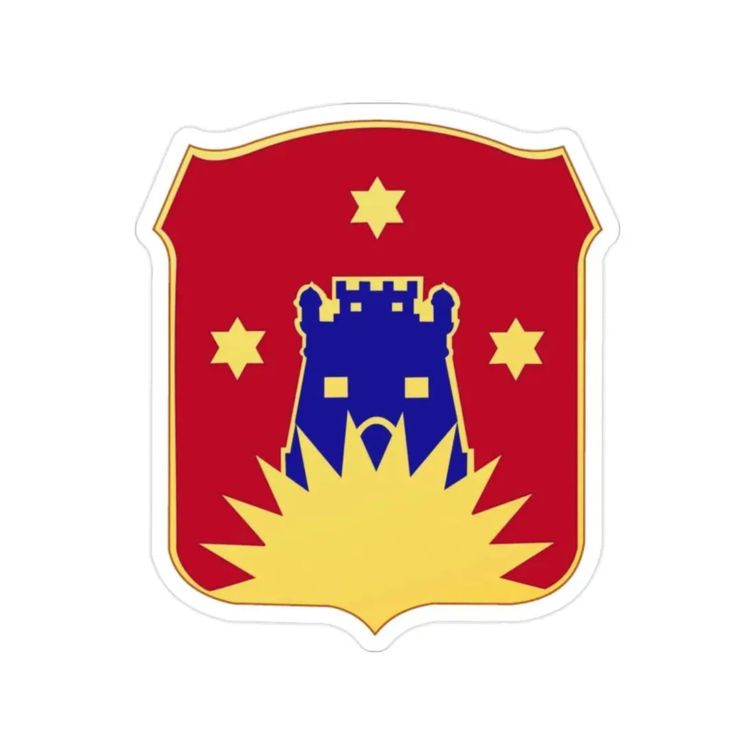 141 Engineer Battalion (U.S. Army) Transparent STICKER Die-Cut Vinyl Decal - The Sticker Space