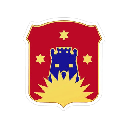 141 Engineer Battalion (U.S. Army) Transparent STICKER Die-Cut Vinyl Decal - The Sticker Space