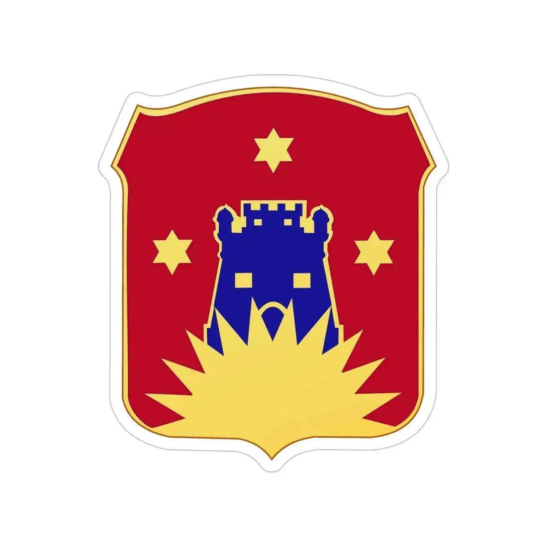 141 Engineer Battalion (U.S. Army) Transparent STICKER Die-Cut Vinyl Decal - The Sticker Space