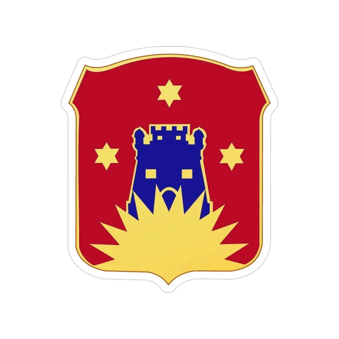 141 Engineer Battalion (U.S. Army) Transparent STICKER Die-Cut Vinyl Decal - The Sticker Space