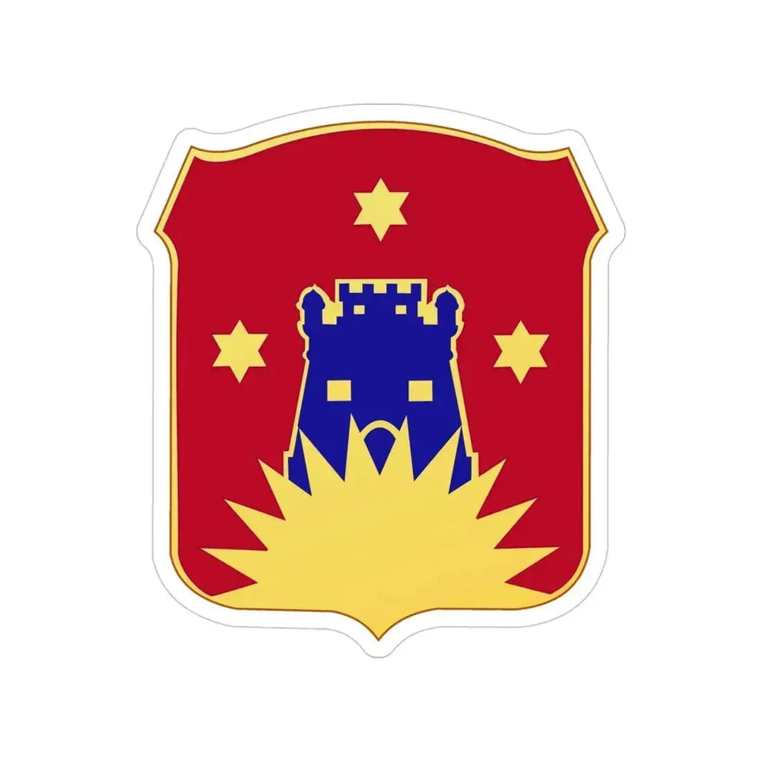 141 Engineer Battalion (U.S. Army) Transparent STICKER Die-Cut Vinyl Decal - The Sticker Space