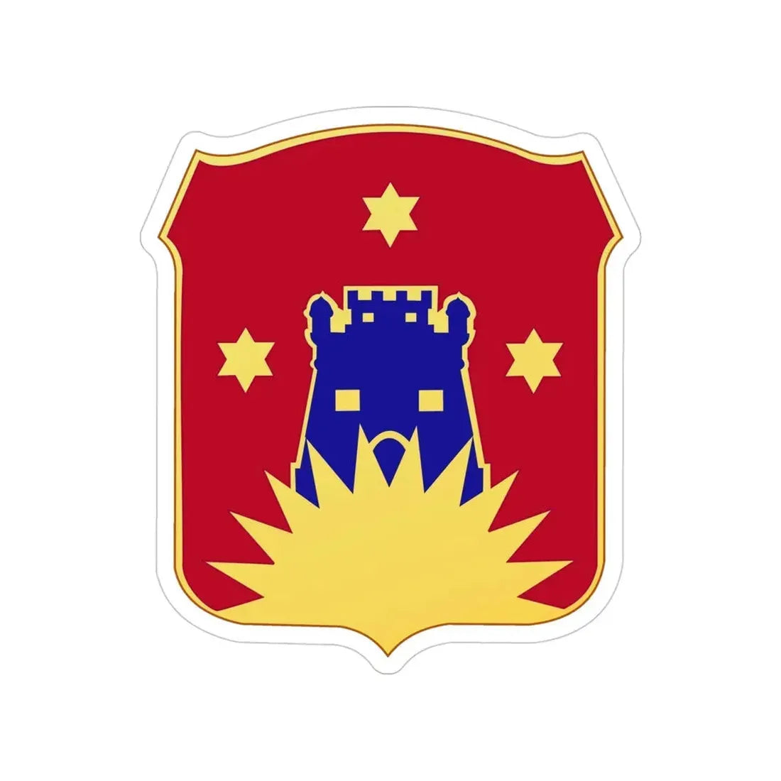 141 Engineer Battalion (U.S. Army) Transparent STICKER Die-Cut Vinyl Decal - The Sticker Space