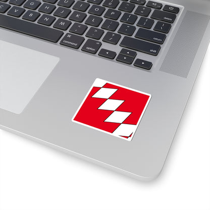 CHE Biel-Benken Flag (Switzerland) STICKER Vinyl Kiss-Cut Decal