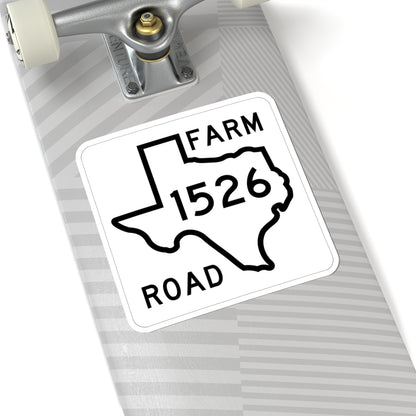 Texas FM 1526 1956 (Texas) (Road Sign) STICKER Vinyl Kiss-Cut Decal