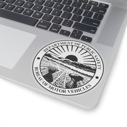 Seal of the Ohio Bureau of Motor Vehicles - STICKER Vinyl Kiss-Cut Decal