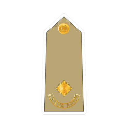 07. Kenyan Army 2LT (Kenya) (Military Rank) STICKER Vinyl Kiss-Cut Decal