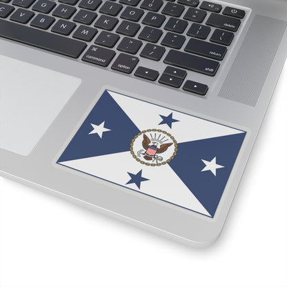 VCNO FLAG NO POLE (U.S. Navy) STICKER Vinyl Kiss-Cut Decal