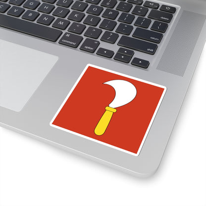 CHE Riesbach ZH Flag (Switzerland) STICKER Vinyl Kiss-Cut Decal