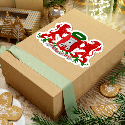 Alkmaar wapen (Netherlands) (Coat of Arms) STICKER Vinyl Kiss-Cut Decal