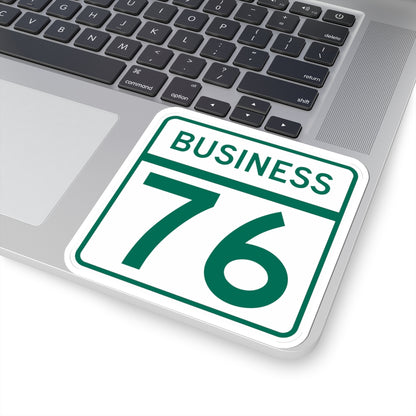 MD Route 76 Business (Maryland) (Road Sign) STICKER Vinyl Kiss-Cut Decal