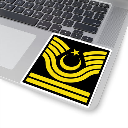 Army TUR OR 07 1 (Turkey) (Military Rank) STICKER Vinyl Kiss-Cut Decal