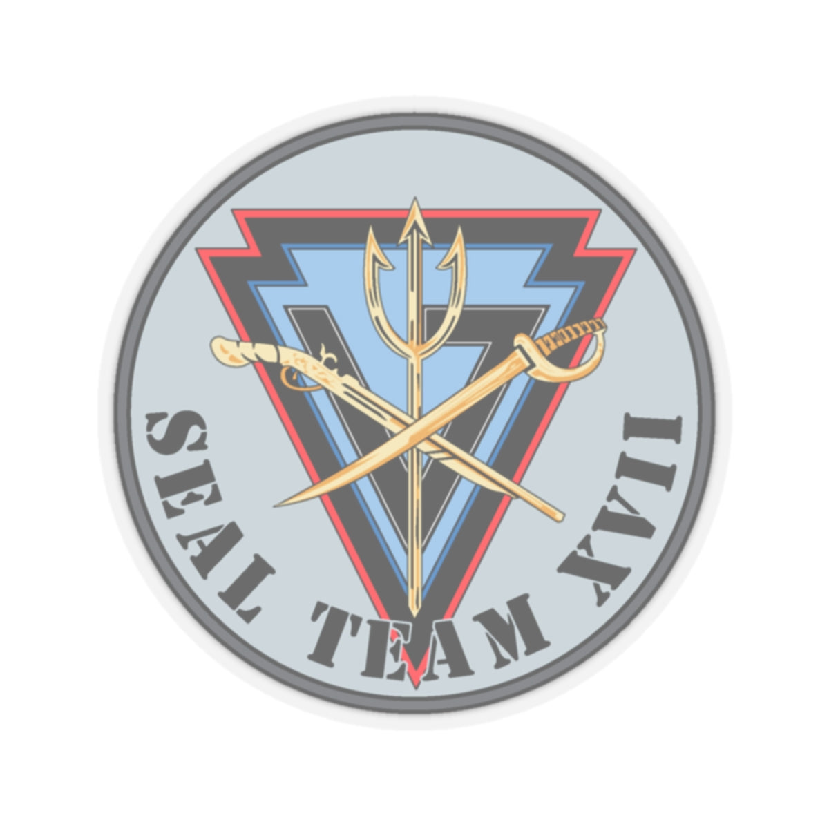 Seal Team XVII (U.S. Navy) STICKER Vinyl Kiss-Cut Decal