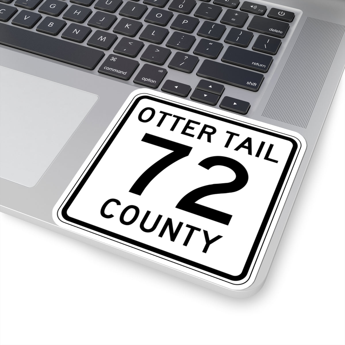 Otter Tail County Route 72 MN (Minnesota) (Road Sign) STICKER Vinyl Kiss-Cut Decal