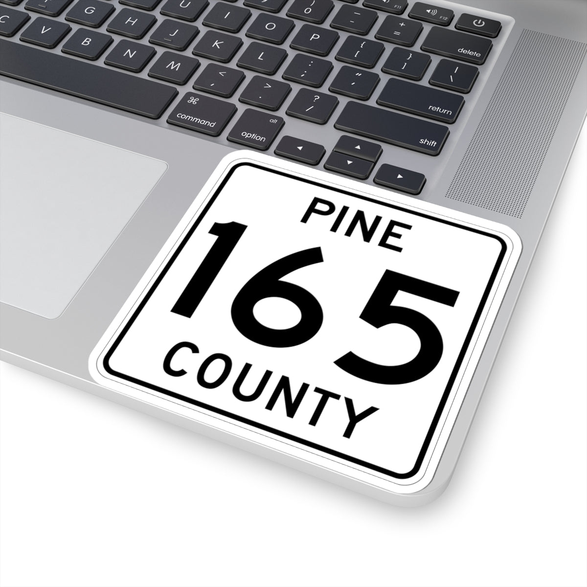 Pine County Route 165 MN (Minnesota) (Road Sign) STICKER Vinyl Kiss-Cut Decal