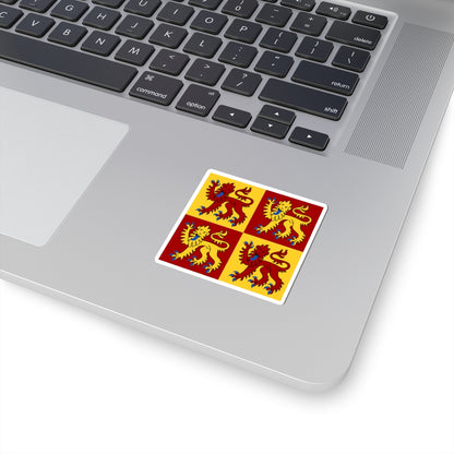 Flag of Gwynedd (United Kingdom) STICKER Vinyl Kiss-Cut Decal
