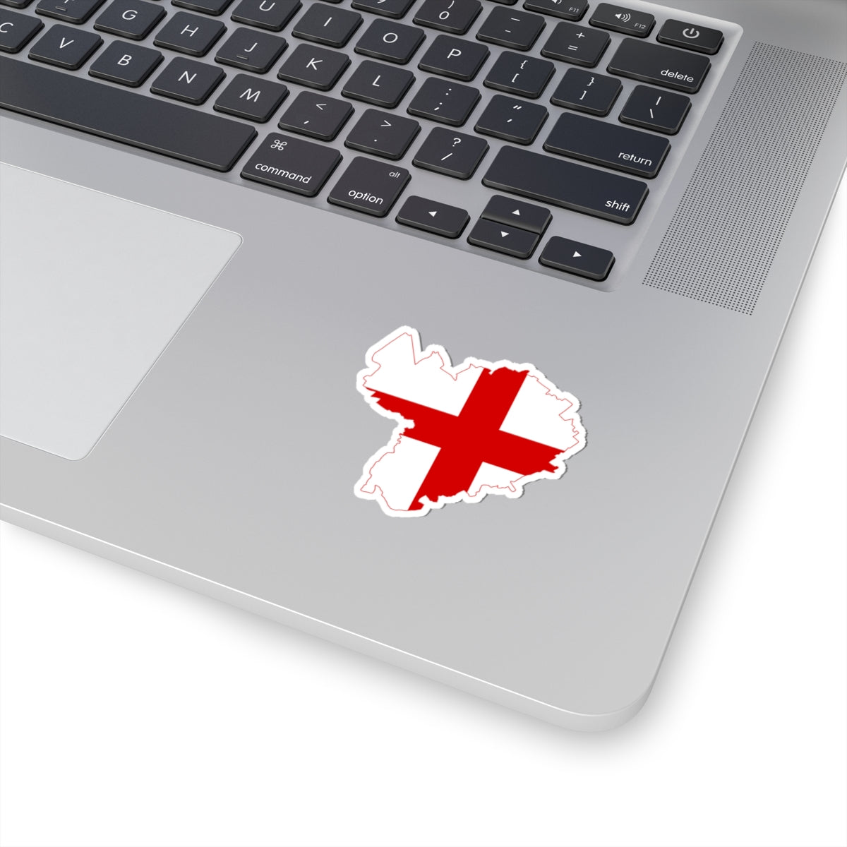 Flag map of Bologna (Italy) STICKER Vinyl Kiss-Cut Decal