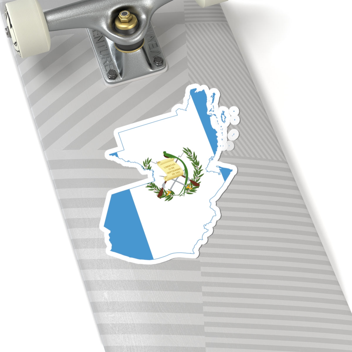 Flag-map of Guatemala Belize (Guatemala) STICKER Vinyl Kiss-Cut Decal