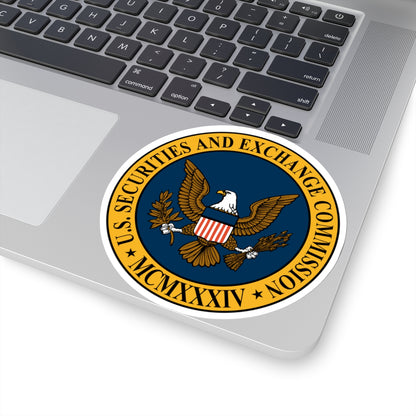 Seal of the United States Securities and Exchange Commission - STICKER Vinyl Kiss-Cut Decal