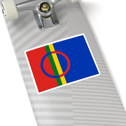 Sami flag (Sweden) STICKER Vinyl Kiss-Cut Decal