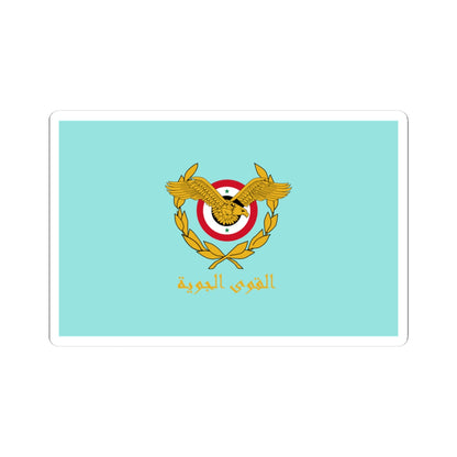Flag of the Syrian Arab Air Force (Syria) STICKER Vinyl Kiss-Cut Decal