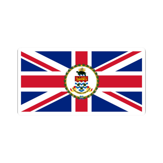 Flag of the Governor of the Cayman Islands (United Kingdom) STICKER Vinyl Kiss-Cut Decal